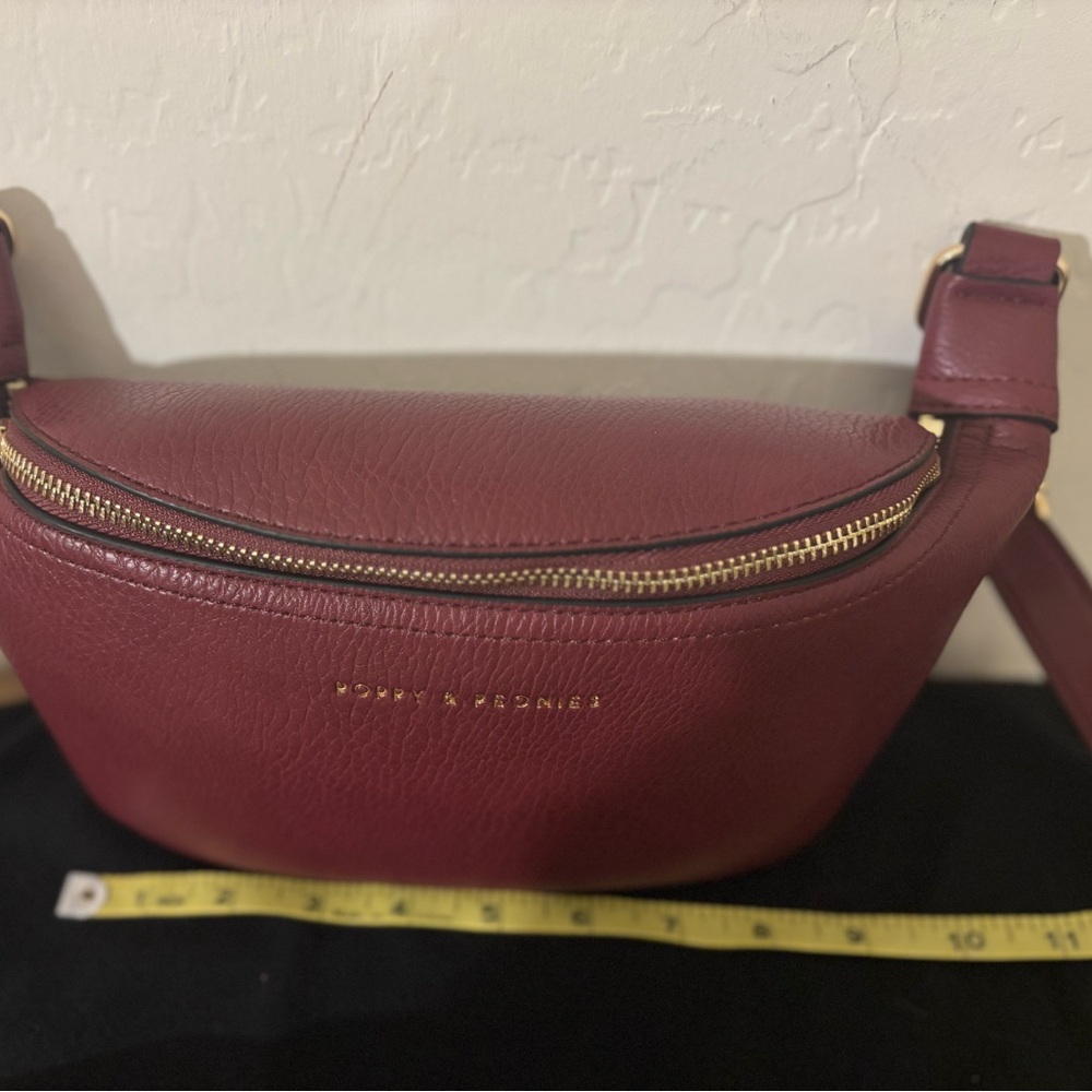 Poppy & Peonies Sidekick Crossbag burgundy. - Picture 2 of 10
